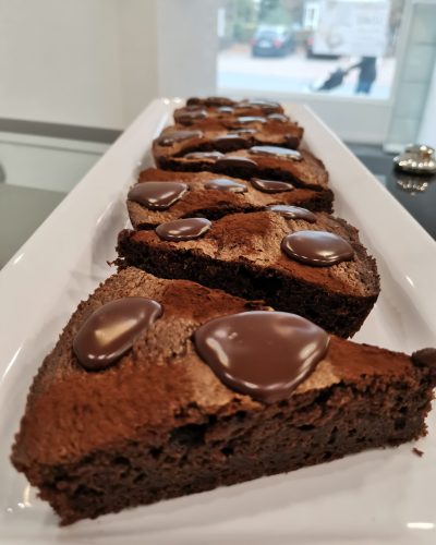 Schoko-Karamel-Brownies
